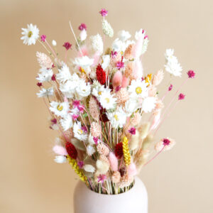Trockenblumen Strauss Bisous